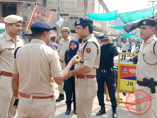 चूरू में डेढ़ घंटे रहा रेड अलर्ट : लोगों से सुरक्षित स्थान पर जाने की अपील, एसपी जय यादव खुद सड़क पर उतरे