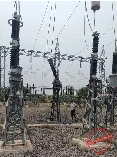 132 केवी जीएसएस बिसाऊ में फॉल्ट, कई गांवों की बिजली बंद।